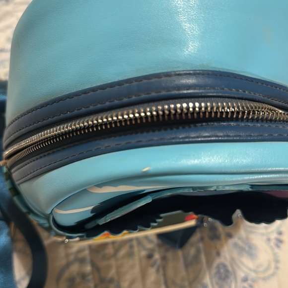 Disney Parks Exclusive Loungefly Stitch Summer Pop Up Flowers Mini Backpack - Picture 6 of 8